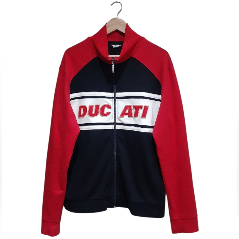 Ducati Cotton Jersey Zip-Front Jacket Women's Size XL
